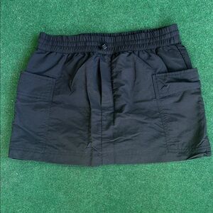 Zara Black Textured Skirt